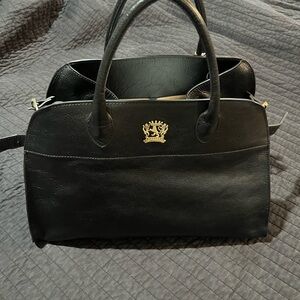 Black Leather Handbag